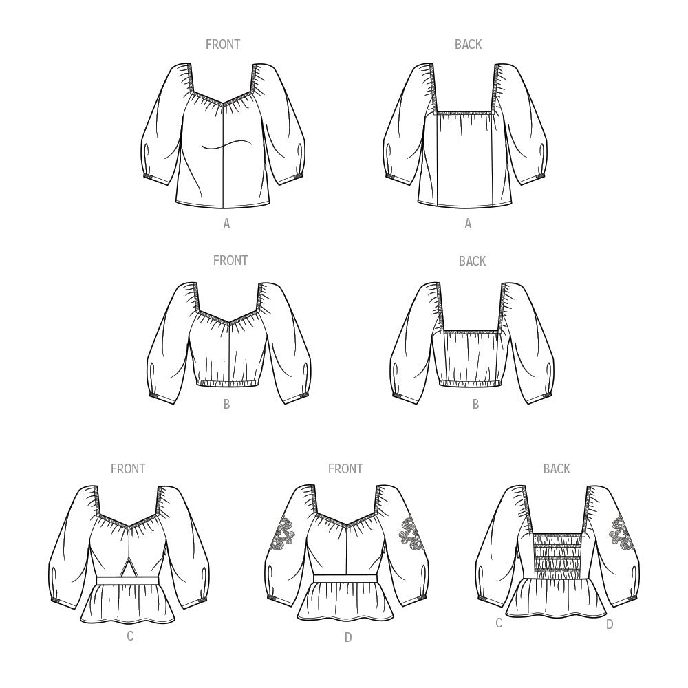 Simplicity Misses' Tops S9749 - Sewing Pattern