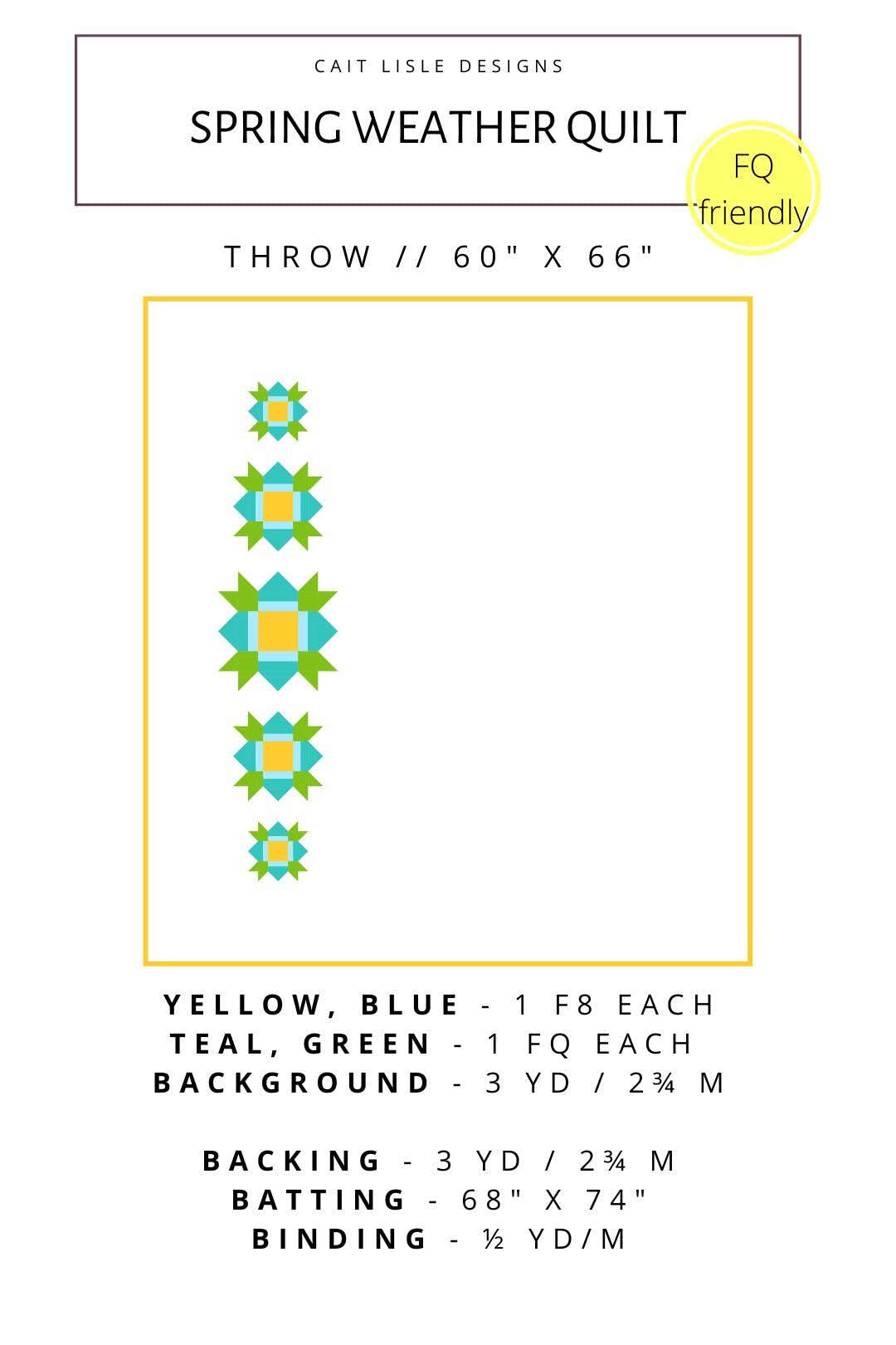 Spring Weather Quilt and Runner