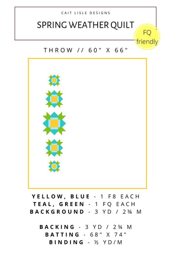 Spring Weather Quilt and Runner
