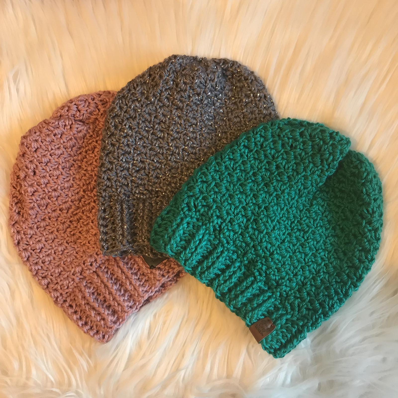 Amira Slouchy & Messy Bun Hat