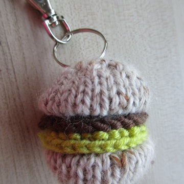 Burger Keyring