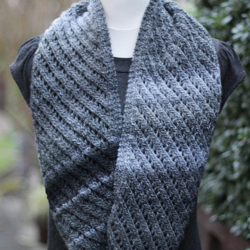 Grey Marl infinity scarf