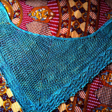 Jaali Knitted Shawl
