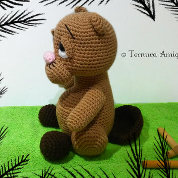 Crochet pattern Sweet beaver