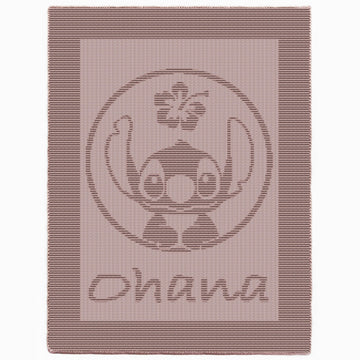 Stitch Ohana Knitting Pattern Blanket