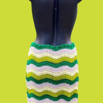 Ripple Crochet Skirt