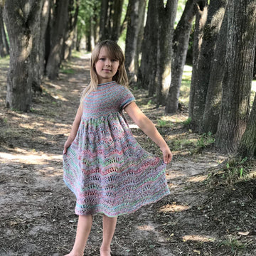 Wave Dress For Little Miss