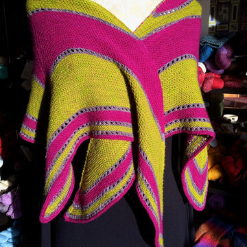 The Spaces in Between - May 2014 Mystery Shawl KAL