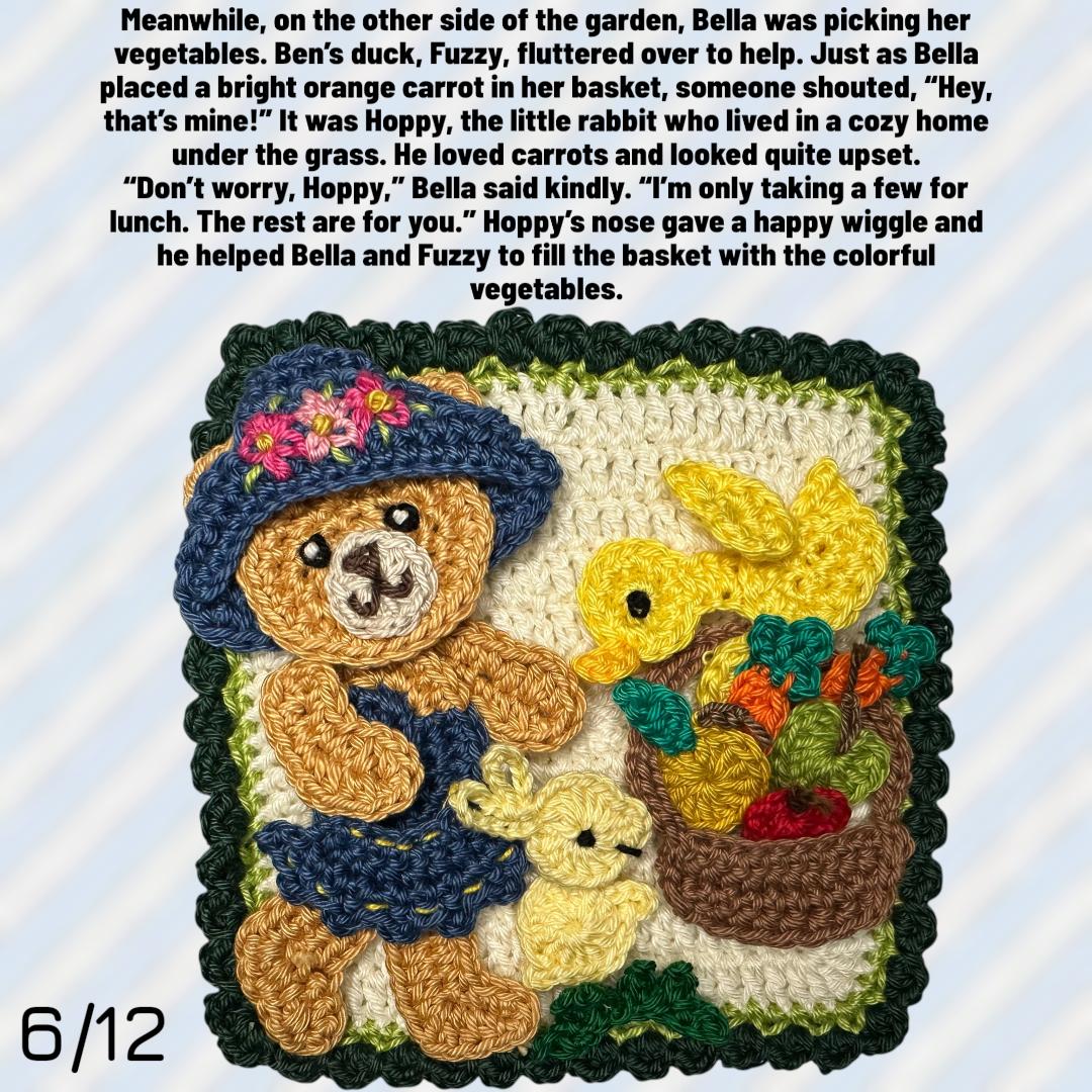 Granny Square Bear 6 Crochet