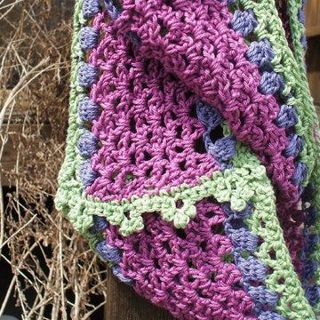 Dancing Crocus Scarf and Infinity Scarf