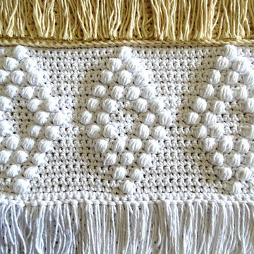 Cushion Pillow Cover Boho Tassel