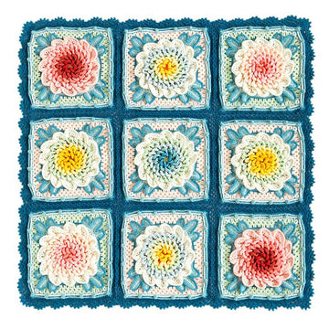 Peony Blanket Charts Pattern Only