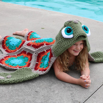 Hooded Sea Turtle Blanket