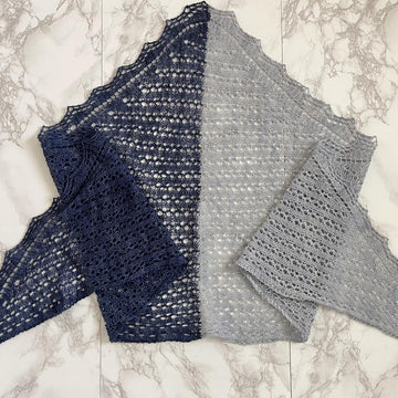 Midnight Glow Shawl