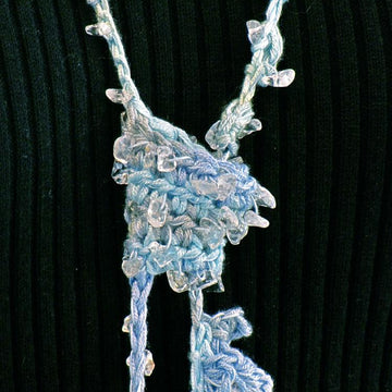 Trailing Vine Freeform Lariat Necklace