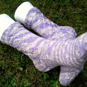 Squids Swirls 4 Ply Socks Knitting Pattern