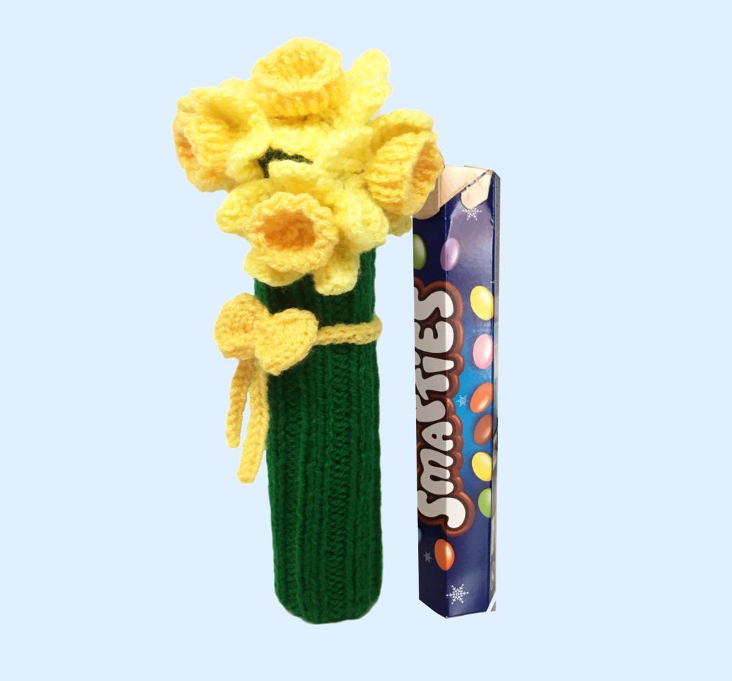 Daffodil holders:chocolate orange, cream egg etc