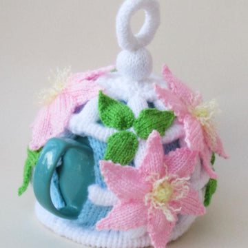 Floral Clematis Birdcage Tea Cosy