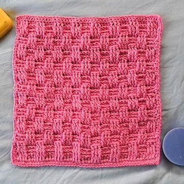 Basketweave Washcloth