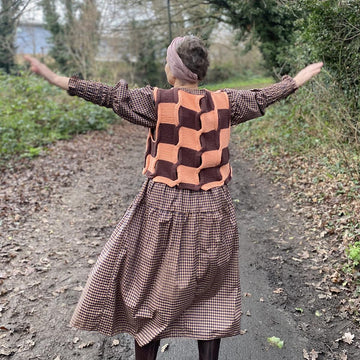 Patchwork Cable Vest