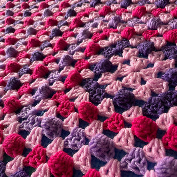 Bella’s Bobble Granny Square Blanket