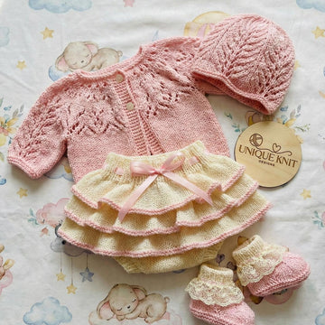 "Amber" cardigan & knicker set