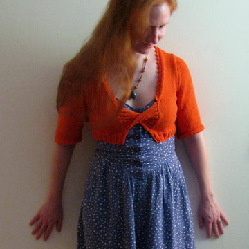 Mother and Daughter Twist Front Shrug