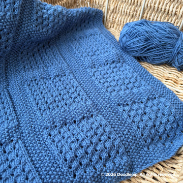 Cellular Baby Blanket