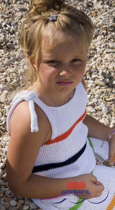 Pianosa Dress in Adriafil Memphis - Downloadable PDF