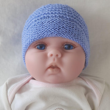 Trey - Baby’s 4ply ridge stitch beanie