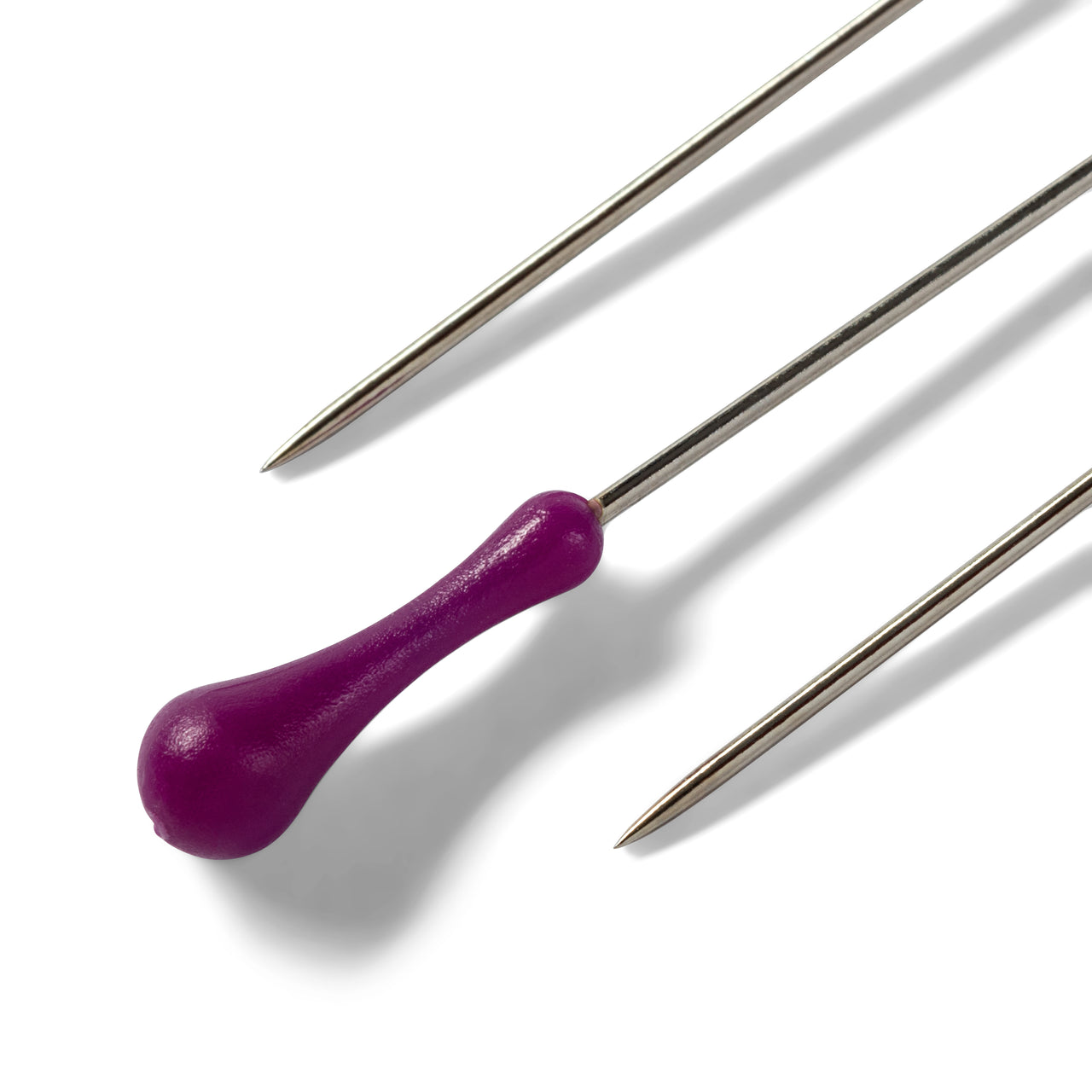 Prym Easy Grasp Pins 38 x 0.58 mm Silver-Coloured Purple