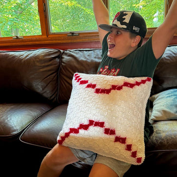 I Love Baseball Pillow