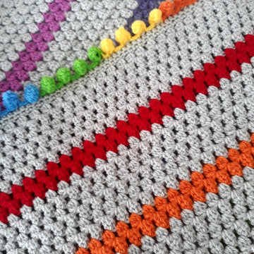 Rainbow Ribbon Blanket