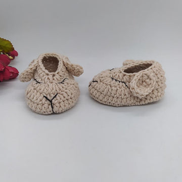 Lamb Baby Booties