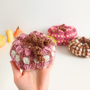 Granny Stitch Pumpkins - Stacked Fall Pumpkin Decor - Crochet Pattern