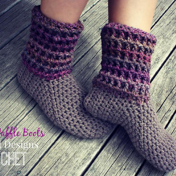Ladies Waffle Boots