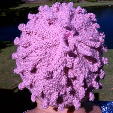 Pink Bobble Hat