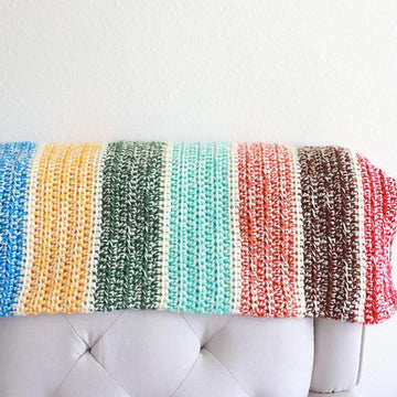 Double Strand Scrap Blanket