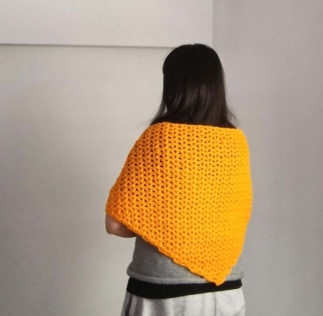 Summer V shawl