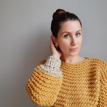 The Twisted Garter Sweater