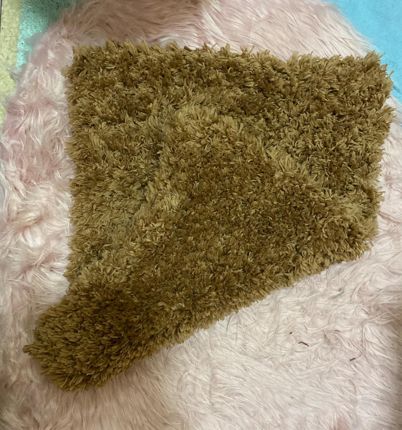Soft and Tufty Crochet Floor Mat
