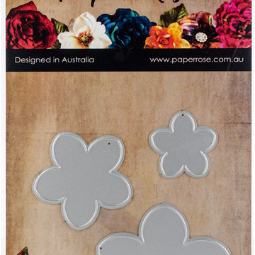 Paper Rose Dies - Flower Set 3