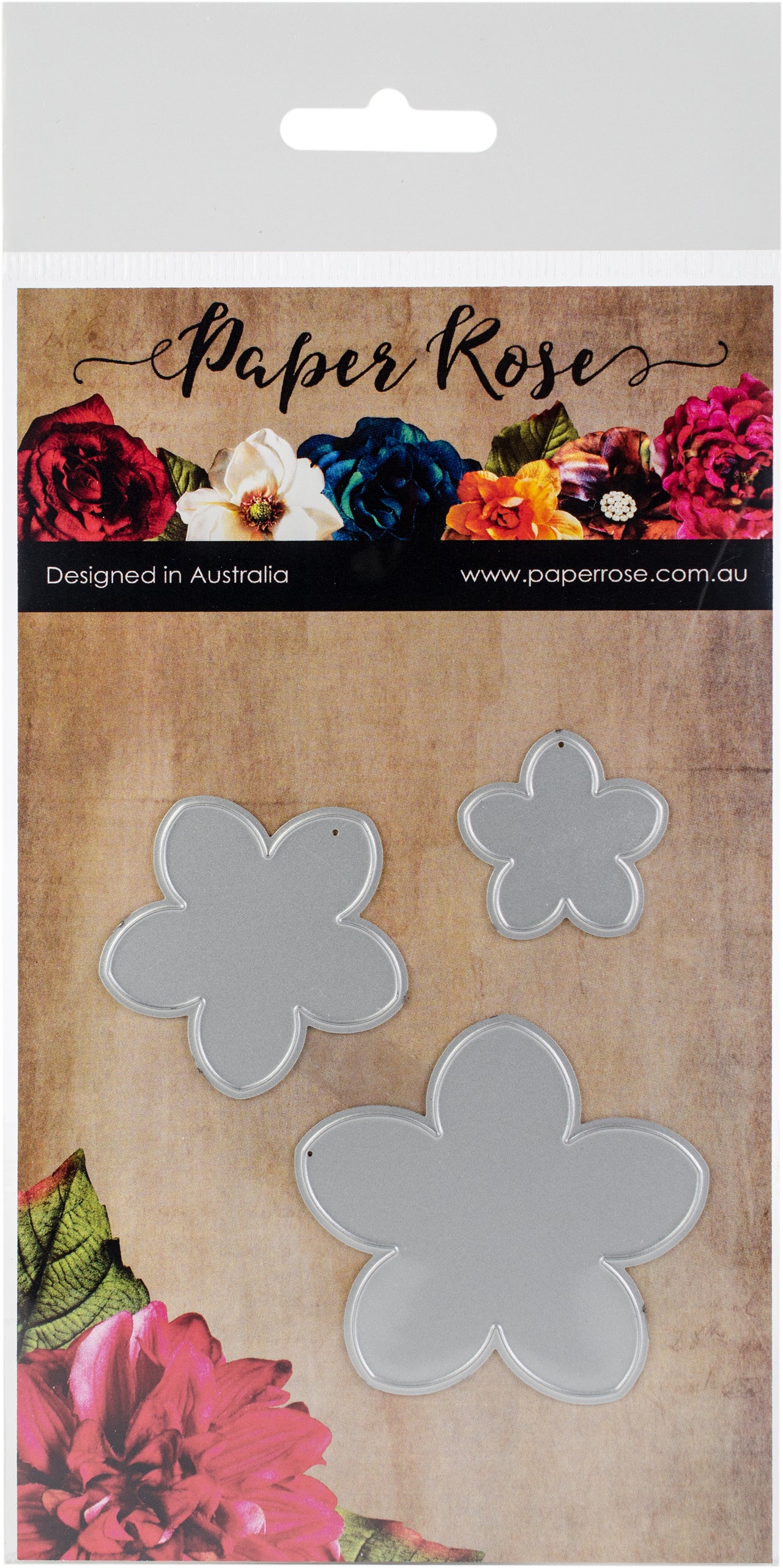 Paper Rose Dies - Flower Set 3