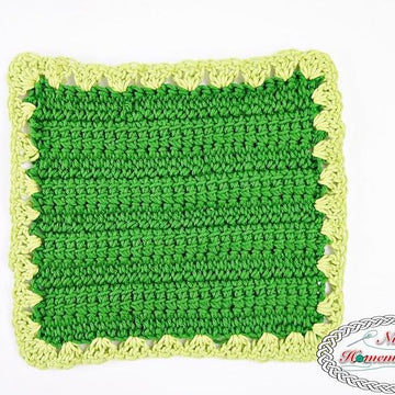 Linked Crochet Washcloth
