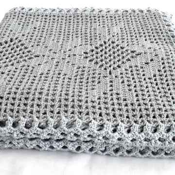 Romantic Gray Blanket