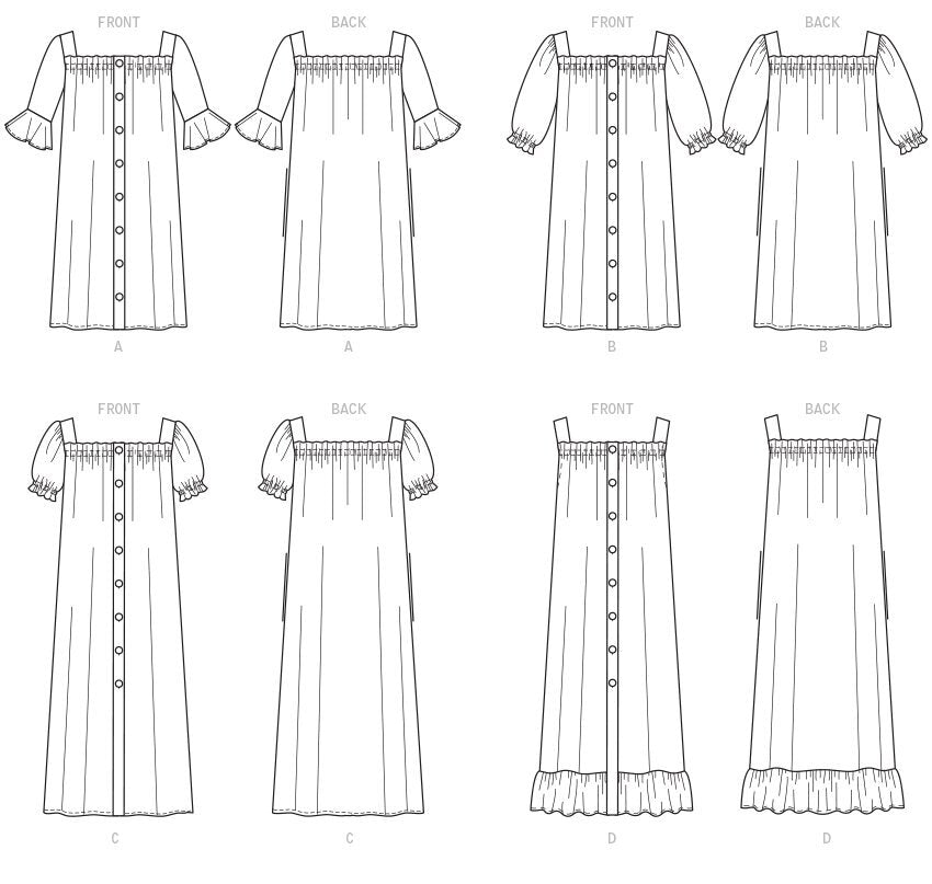McCall's Misses' Dresses M7947 - Sewing Pattern