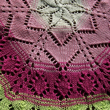 Mary, Mary ... quite contrary blanket/shawl