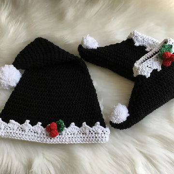 Elf Bootie & Hat Set N 336