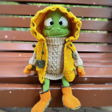 Mr. Sniff (crochet frog pattern, only PDF)