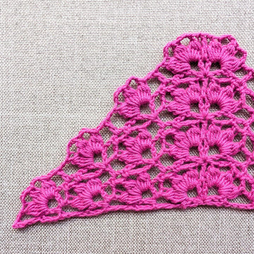 Triangle Crochet Shawl #46